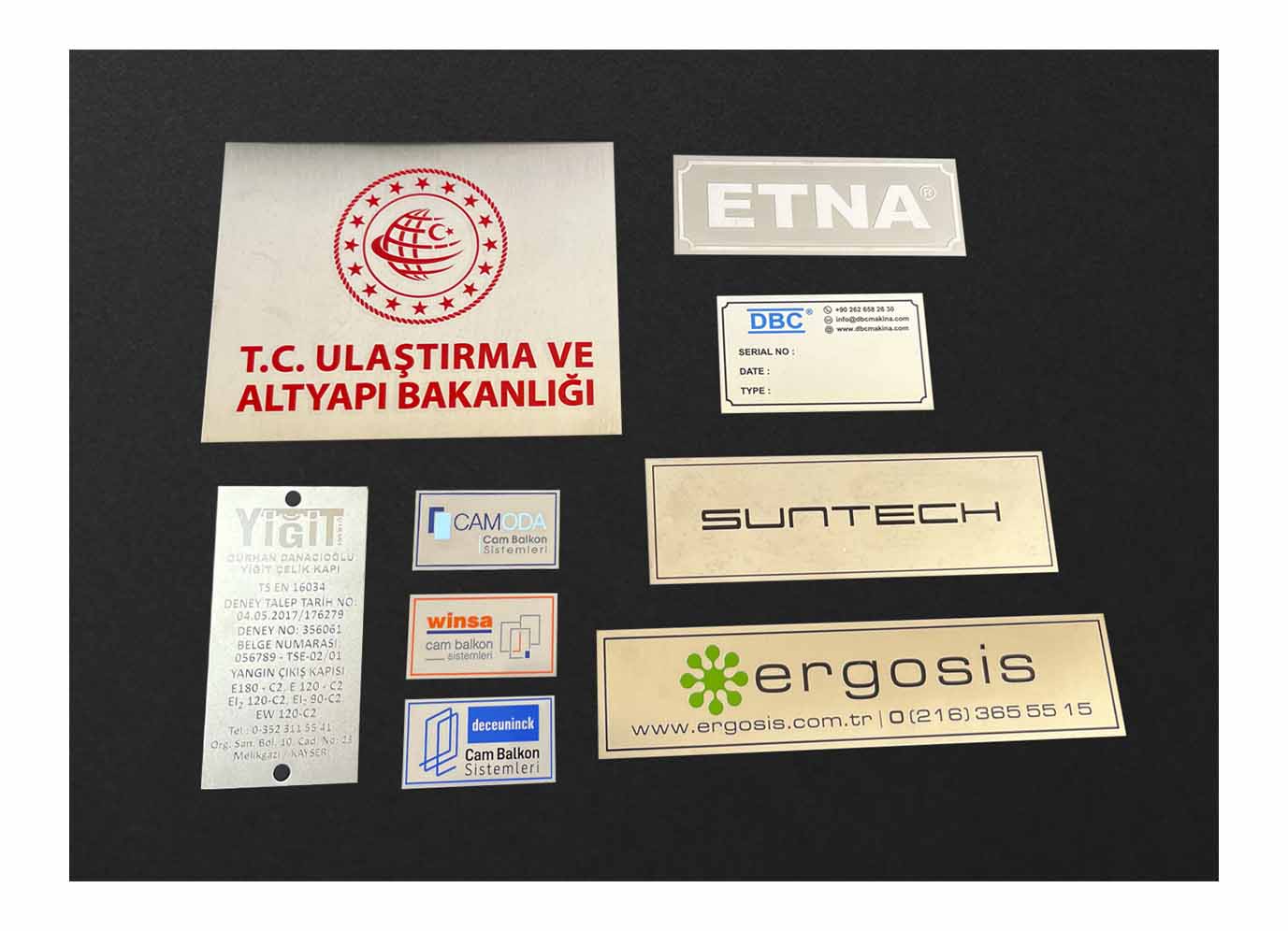 Paslanmaz Etiket Resim